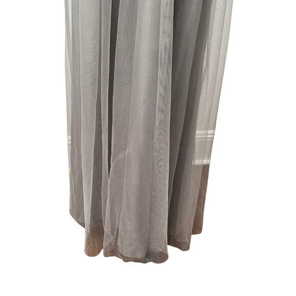 Jenny Yoo Aidan Convertible Bridesmaid Dress Gown in Charcoal Grey Size 12 - Picture 7 of 10
